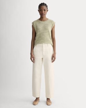 The Utility Straight-Leg Pant | Bone | 28.5 Inseam