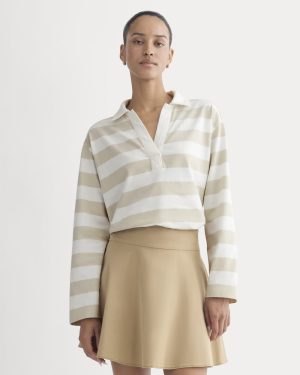 The Mariner Rugby Top | Peyote / Bone