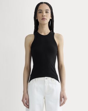 The Shimmy Cutaway Tank | Black