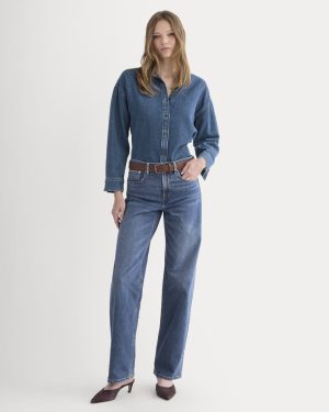 The Column Jean | Ocean | 33 Inseam