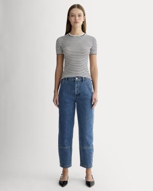 The Utility Barrel Pant | New Blue | Regular