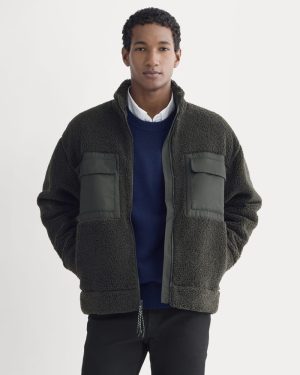 ReTrack Fleece Zip-Up | Black