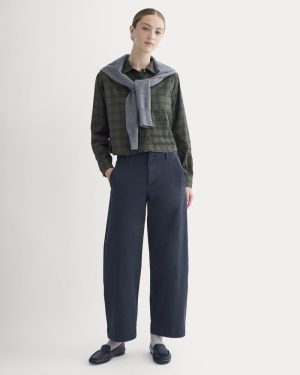 Cotton Twill Chino | Navy