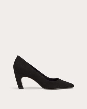 The Banana Pump | Black Suede