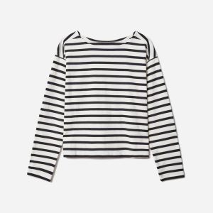 The Mariner Tee | Black / White