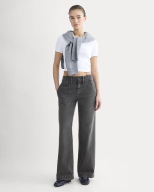 The Mid-Rise Trouser Jean | Black