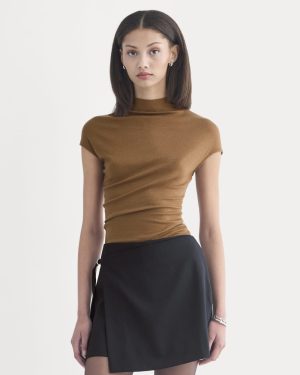 Twist Top in Butterluxe | Toffee