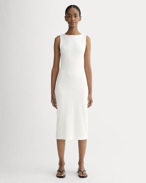 The Selfie Tank Dress | White
