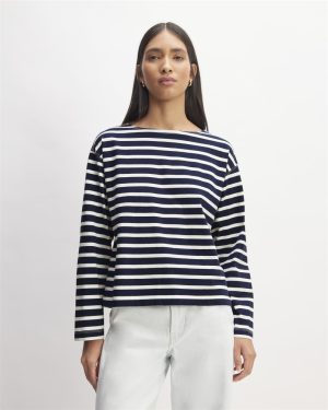 The Mariner Tee | Navy / Bone