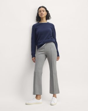 The Dream Kick Flare Pant | Mid Heather Grey