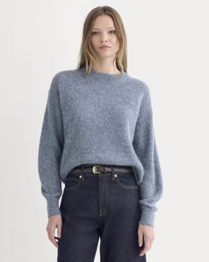 The Cocoon Crew in Alpaca | Heather Sage Blue